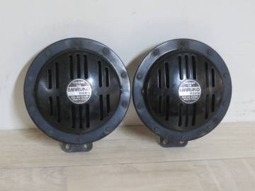 絶版 希少 旧車 MARUKO HORN マルコホーン Hi/Loセット TYPE-ULMⅡ 12V 4A 115dB 