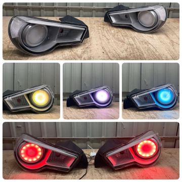 限定 コーティング 済み トヨタ 86 ZN6 ハチロク 純正 LED テールランプ テールライト レンズ アクリル RGB 16色　 クリア 加工 ワンオフ