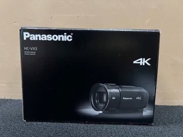 1円★美品　Panasonic（パナソニック） デジタル4Kビデオカメラ HC-VX3-W　パールホワイト　送料無料【4549980857717】