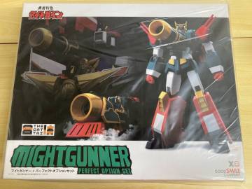 089(20-6)【未開/1円～】THE合体 マイトガンナー+パーフェクトオプションセット 勇者特急マイトガイン プラスチック製塗装済可動フィギュア