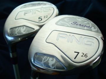 特注 レフティ?レディース!!!◆◆ ピン PING SERENE 5w+7w ＜女性?左利き＞◆◆豪華２本組!!!