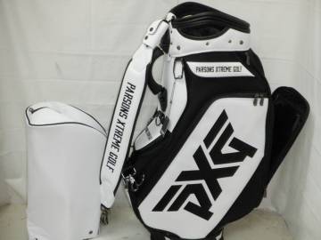  PXG PARSONS XTREME GOLF 10型 3点式　ツアープロモデル★未使用★(WHxBK)ゴルフ キャディバック