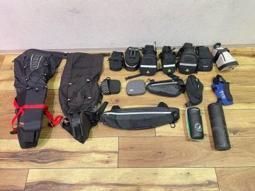 ■USED■TOPEAK トピーク など サドルバッグ ツールバッグなど まとめ売り 17個 ロードバイク パーツ アクセサリー P2711