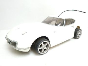 TOYOTA　トヨタ　2000GT　ラジコン　1/10　SANWA RX-231　マブチモーター　RS540SH　ジャンク　100サイズ