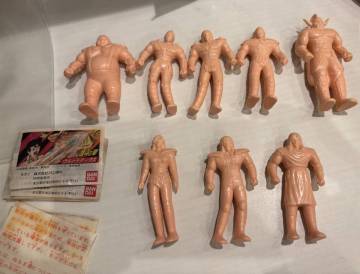 送料無料　北斗の拳　ウルトラテックス　消しゴム　塩ビ人形　フィギュア　ファイツ　食玩　聖闘士星矢　クロスアップ　昭和　ドラ消し