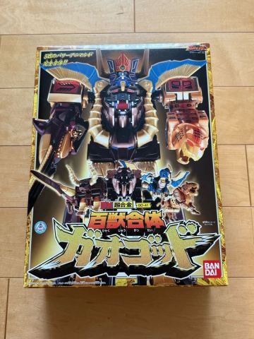 バンダイ 百獣戦隊ガオレンジャー DX超合金 百獣合体 ガオゴッド　開封未使用極美品　合金、戦隊、ポピー、BANDAI、タカラ、ソフビ