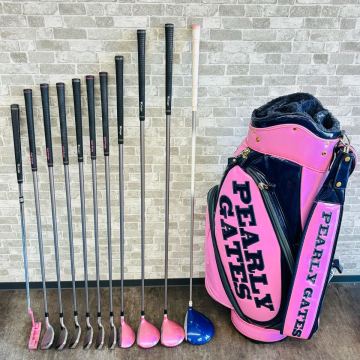 PEARLY GATES　クーガー パーリーゲイツ　レディースゴルフセット クラブセット　【レフティ】　11本セット　左利き　女性　ゴルフクラブ