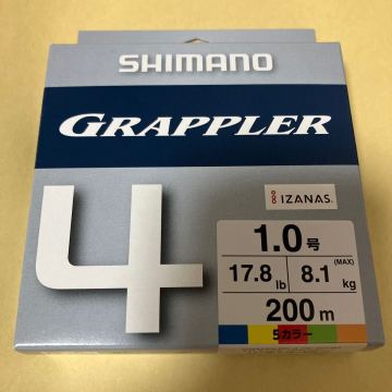 新品　シマノ　グラップラー4 1.0号　200m 検)ピットブル8 バリバス10×10 ダイワ xブレイド　デュラセンサー　バリバスpe オシア8 PE
