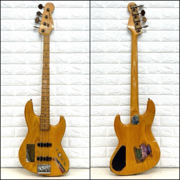 AB311◇アンティーク Fender Japan フェンダージャパン ジャズベース JBR-80M エレキベース ギター ソフトケース付き　動作未確認ジャンク