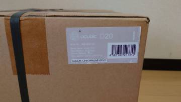 アビー abee PCケース acubic D20 キューブ型 Mini-ITXケース ACE-D20-CG Mini-ITX シャンパンゴールド