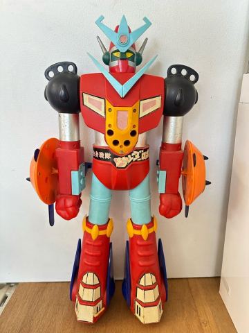 ポピー 合身戦隊メカンダーロボ 当時物 昭和レトロ フィギュア ブルマック 和光プロ ソフビ レア バンダイ ジャンボマシンダー