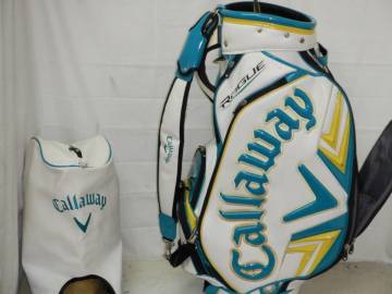 Callaway キャロウエイ ROGUE 9.5型 3点式 アスリート ツアーモデル★中古★(WHxBLUExYE)ゴルフ キャディバック