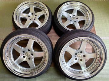K.BREAK ハイブリッドファイブスター 20インチ 10.5J ビックキャリパー対応 アルファード ヴェルファイア クラウン マジェスタ マークX