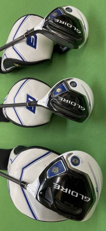 TaylorMade GLOIRE F2 テーラーメイド グローレ F2 ドライバー フェアウェイウッド 3本セット GL6600 フレックスR 1W 3W 5W 右利き