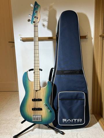 SAITO GUITARS S-420b Morning Glory （限定色） メンテ済み　ローアクション　専用ギグケース付属　軽量
