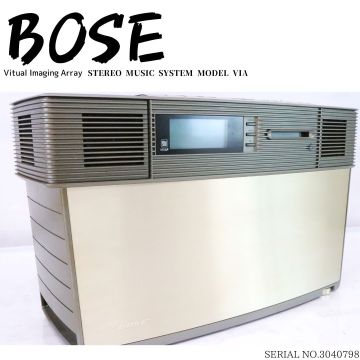 【動作OK】BOSE ボーズ MODEL VIA CD/MDステレオシステム Virtual Imaging Array SERIAL NO.3040798_BFU_C0620-F009