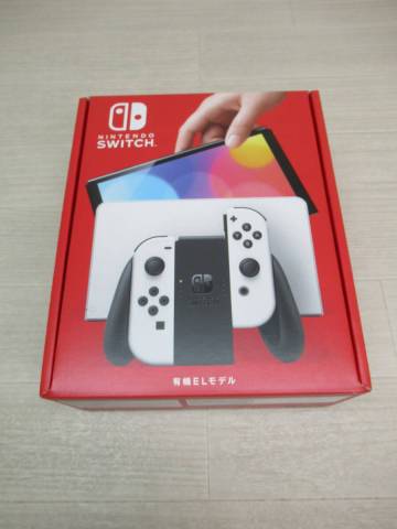 60/Q409★ニンテンドースイッチ本体★Nintendo Switch 本体 有機ELモデル White ホワイト★HEG-S-KAAAA★保証書 店舗印あり★未使用品