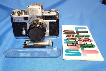 ◆【美品】Nikon SP レンジファインダーカメラ 純正露出計・Nikkor 5cm f/2.0レンズ付き◆