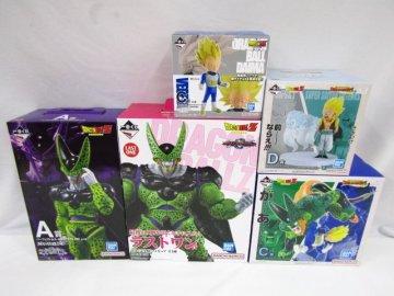 1円スタート 一番くじドラゴンボールフィギュア ラストワン賞 A賞 C賞 D賞 セル ベジータ ゴテンクス他 5点まとめ売り 1スタ◆6305