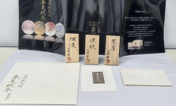 欠品あり 田渕俊夫作　春夏秋冬額皿　Noritake　松坂屋 価格40万円　限定数量180セット