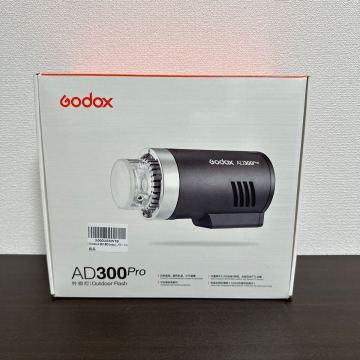【未使用に近い 数回使用のみ】Godox ゴドックス AD300Pro フラッシュ ストロボ 動作品