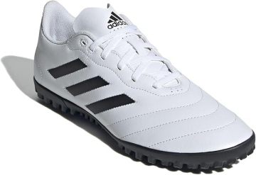 ・スピード発送 新品未使用 adidas 軽量 トレーニングシューズ Goletto VIII TF HQ4484(ホワイト/コアブラック)２５．５CM