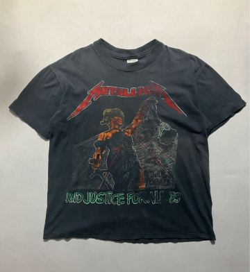 [激レア]90s METALLICA And Justice For All 1989 Lサイズ バンドTシャツ