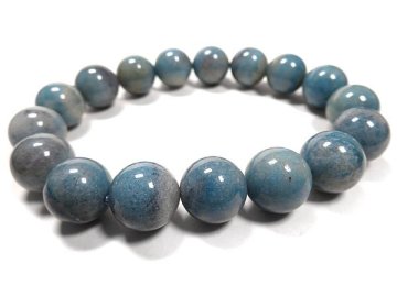 g220円★【トロレアイト】☆天然石ブレスレットM★12.5mm 定価1.1万円