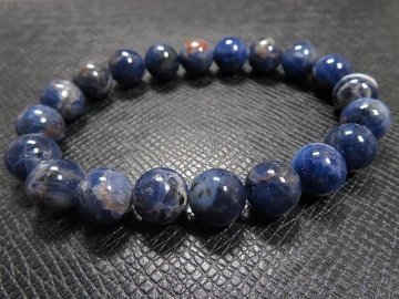 g180円★【蛍光ソーダライト】☆天然石ブレスレットM★10mm 定価4500円