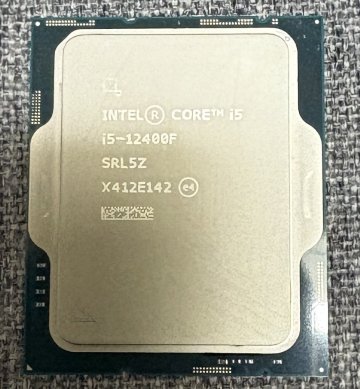CPU Intel Core i5-12400F 第12世代　中古　動作品　純正CPUファン有　反り防止ブラケットおまけ