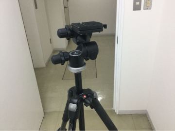 【中古品】マンフロットManfrotto 410雲台+190CLB三脚