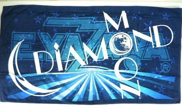 TF 未使用 矢沢永吉 SBT スペシャル ビーチタオル ロゴ DIAMOND MOON ブルー 矢沢 YAZAWA コレクション ライブ コンサート グッズ タオル