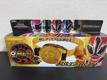 【中古美品】侍戦隊シンケンジャー　秘伝ディスクバックル