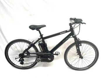 即乘1円～Panasonic MTB マウンテンバイク Hurryer 電動アシスト自転車 新しいバッテリー 6.6Ah SHIMANO 7速 26インチ 動作確認済 ZJ9640