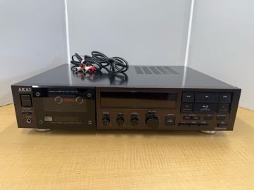 nC120 AKAI アカイ ステレオカセットデッキ GX-73 オーディオ機器 ※ジャンク、傷や汚れあり、長期保管品、現状品