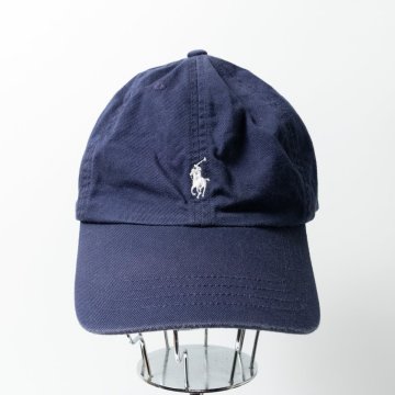 【1円スタート】メール便○ POLO RALPH LAUREN ポロ ラルフローレン キャップ ネイビー 紺 綿100% メンズ シンプル カジュアル 帽子