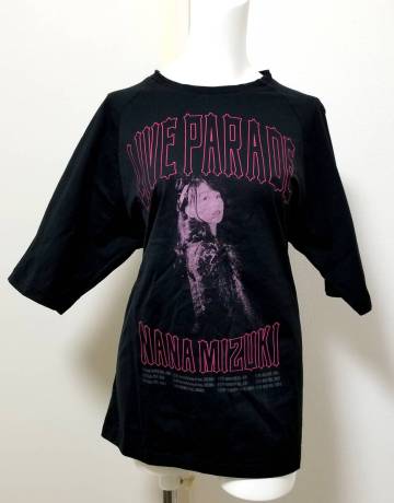 水樹奈々 NANA MIZUKI LIVE PARADE 2023 Tシャツ Ｍ 黒 ライブグッズ