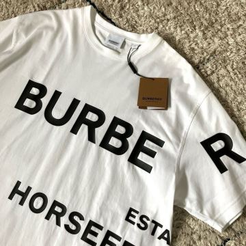 ◆タグ付き◆BURBERRY LONDON ENGLAND バーバリー ロンドン イングランド Tシャツ ホースフェリー ロゴ 半袖 メンズ ホワイト 白