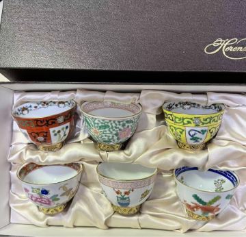 HEREND ヘレンド 6客 希少 湯呑 湯呑み 茶器 茶道具　新品未使用
