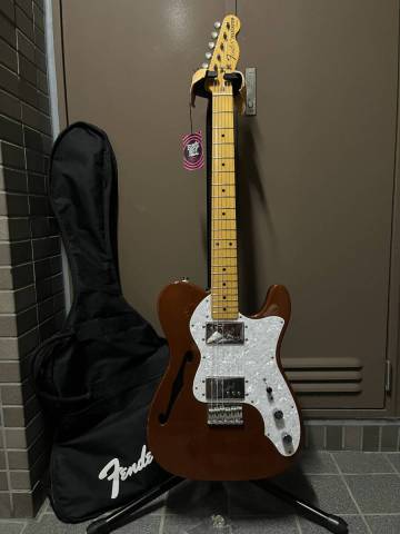 ☆良杢のギター魂①Fender Japan TN72 MAHO Telecaster Thinline 2000年代製/マホガニーボディ/ワイドレンジハム& Raw Vintage Saddle搭載