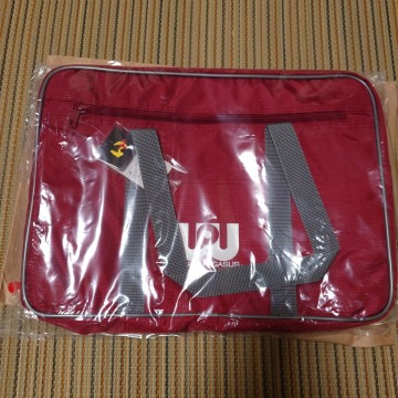ワールドペガサス スクールバッグ 旧ワッペ　　赤色
