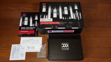 【美品】morel MPS1.550 1chパワーアンプ （モレル　サブウーファ用アンプ）