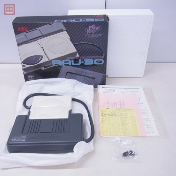 シリアル一致 PCE PC CD-ROM2 Super Grafx ロムアダプター RAU・30 ROM ADAPTOR 日本電気 NEC 箱説付【20