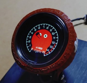 ★★たこのタコメーター「たこタコメーター(パルス式：簡易防水)＆蛸壷型ケース」★★