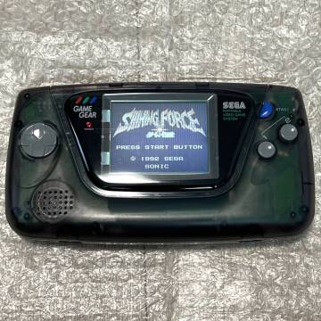 〈状態良好・動作確認済み〉GG SEGA GAME GEAR 本体 HGG-3210 SMOKE スモーク クリアブラック セガ ゲームギア