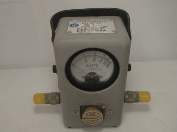 ■□【1円】BIRD/バード WATT METER MODEL 43 50Ω ワットメーター 動作未確認 現状品 通過型高周波電力計 アマチュア無線 レトロ□■