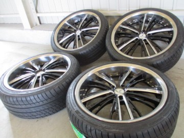 新品+格安売切りset!! RAYS BLACKFLEET ブラックフリート (20x8,5+30 5H/114,3) ラベル付(2023) 245/35R20 アルファード ヴェルファイア 他