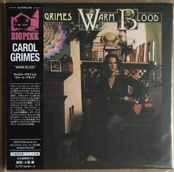 Carol Grimes[Warm Blood]英国スワンプ/ブルースロック/カントリーロック/名盤探検隊/Ry Cooder/Ron Cornelius/Mack Gayden(Area Code 615)