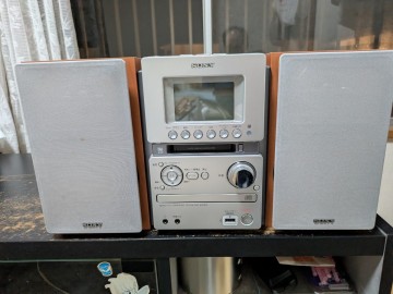 SONY　MDコンポ CMT-M35WM CD カセット MD ラジオ　