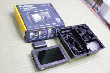 ☆46☆USED☆現状品☆BlackmagicDesign ブラックマジックデザイン Blackmagic Video Assist HYPERD/AVIDAS5HD バッテリー付き